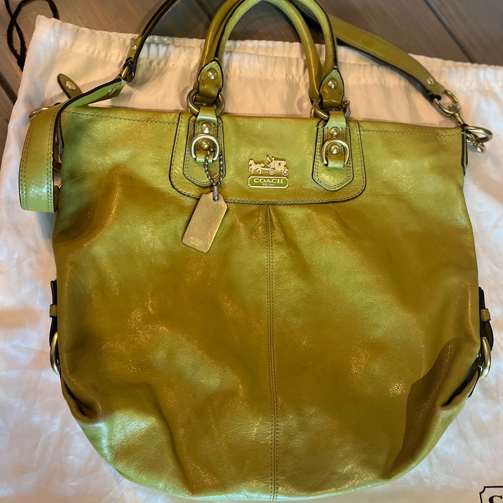 Coach leather satchel